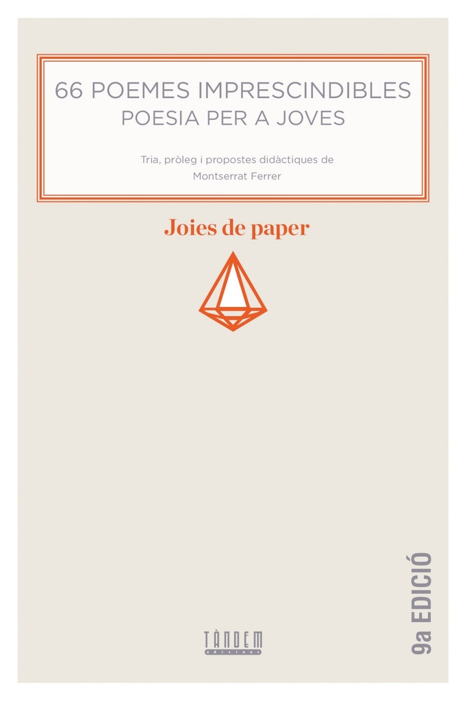 66 poemes imprescindibles: poemes per a joves