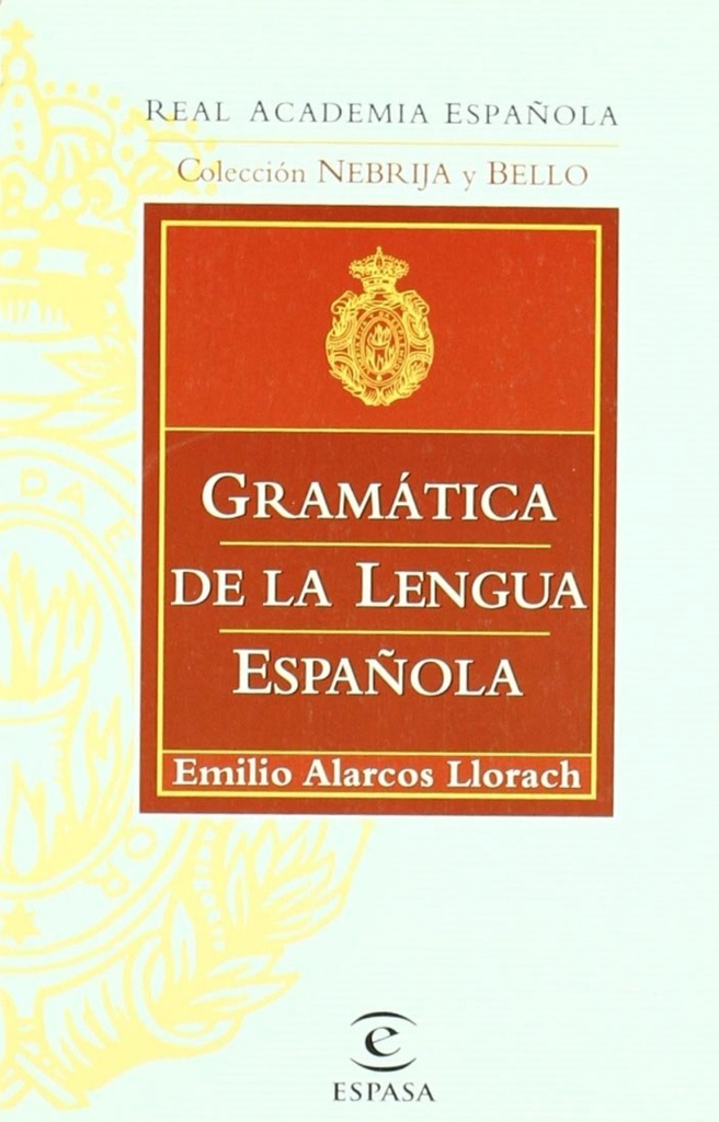 Gramatica de la lengua española