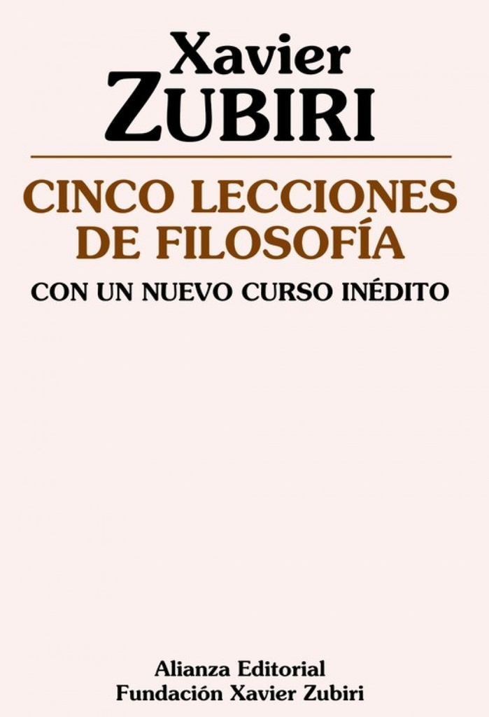 Cinco lecciones de filosofía