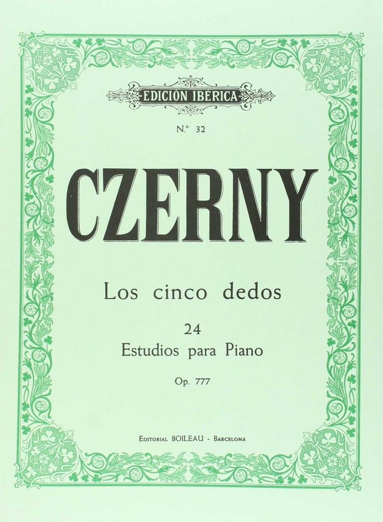 Los cinco dedos:24 estudios op.777