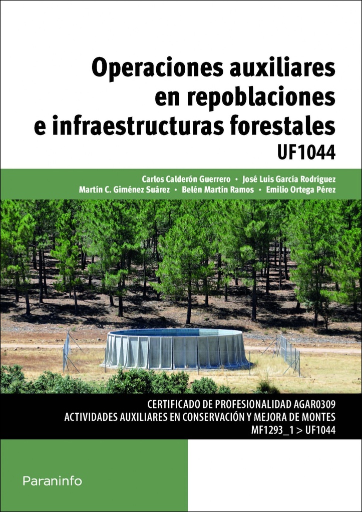 Operaciones auxiliares repoblaciones infraestructuras forestales