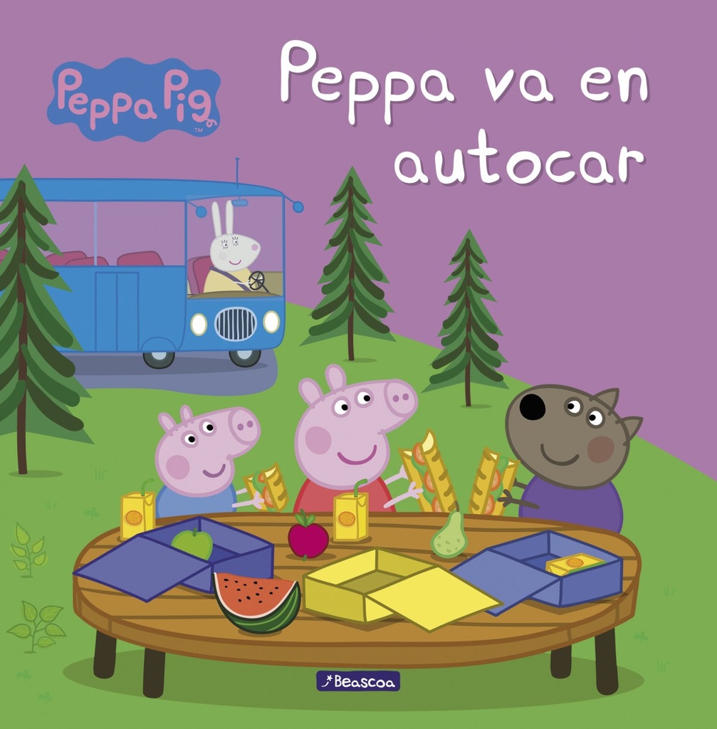 Peppa va en autocar