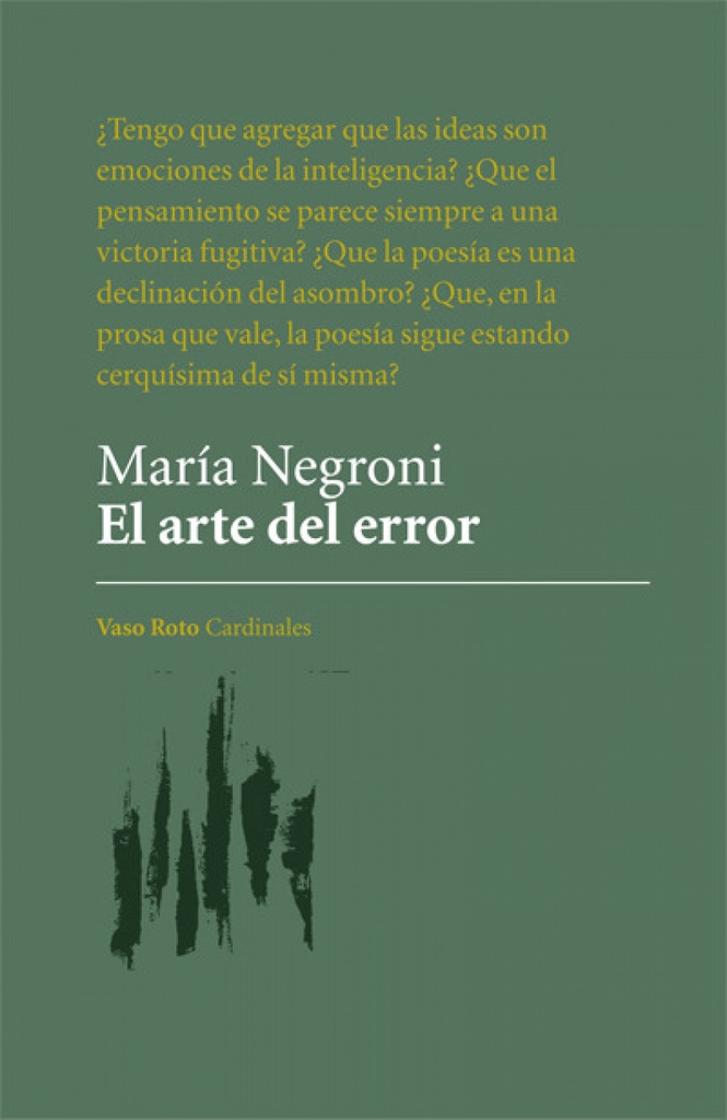 EL ARTE DEL ERROR