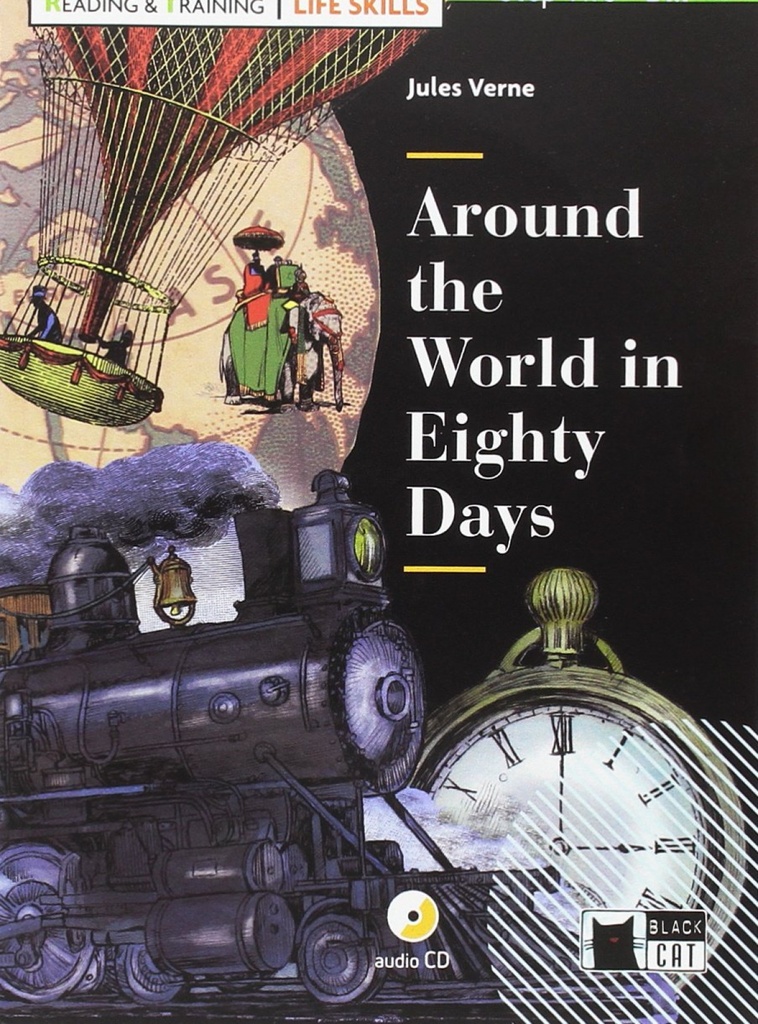 AROUND THE WORLD IN EIGHTY DAYS CON CD SERIE LIKE SKILLS READING AND TRAINING