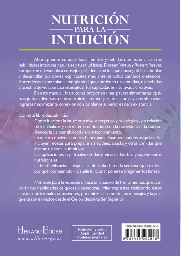 NUTRICIÓN PARA LA INTUICION