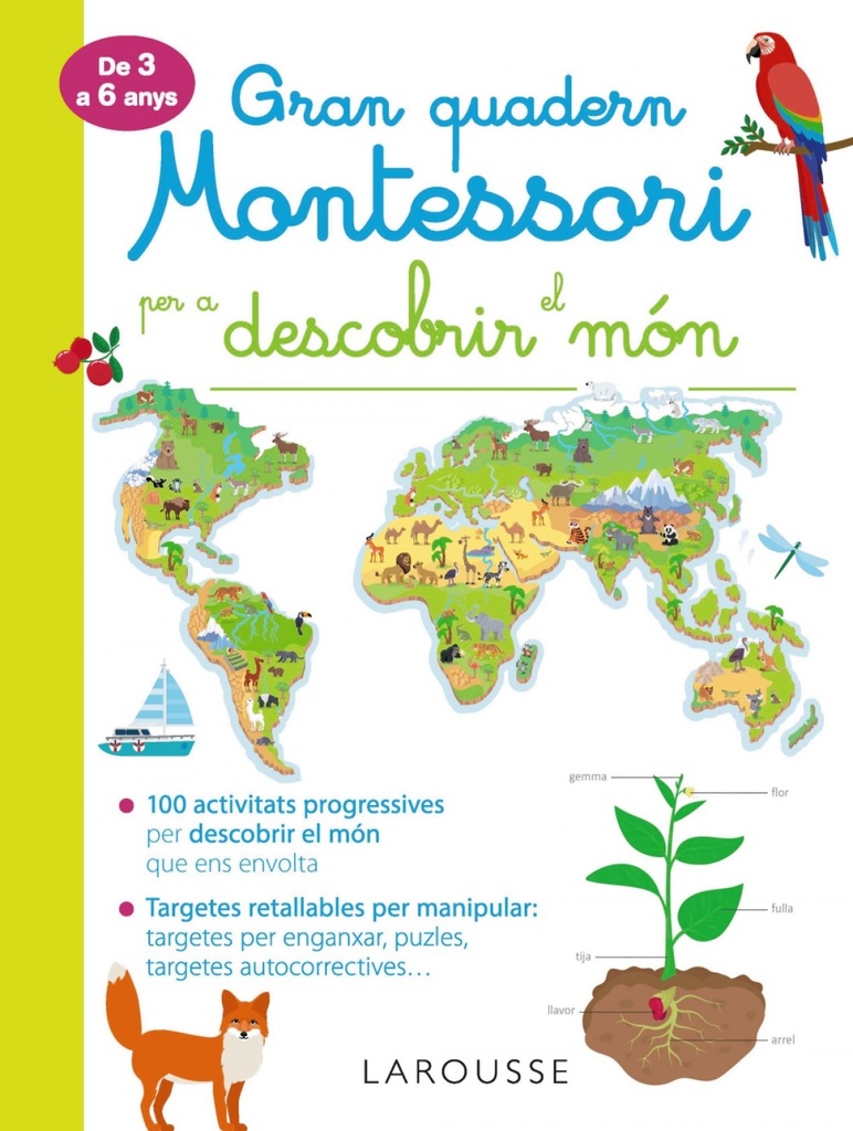 GRAN QUADERN MONTESSORI PER DESCOBRIR EL MON