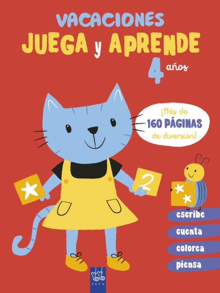 VACACIONES JUEGA Y APRENDE 4 AÑOS