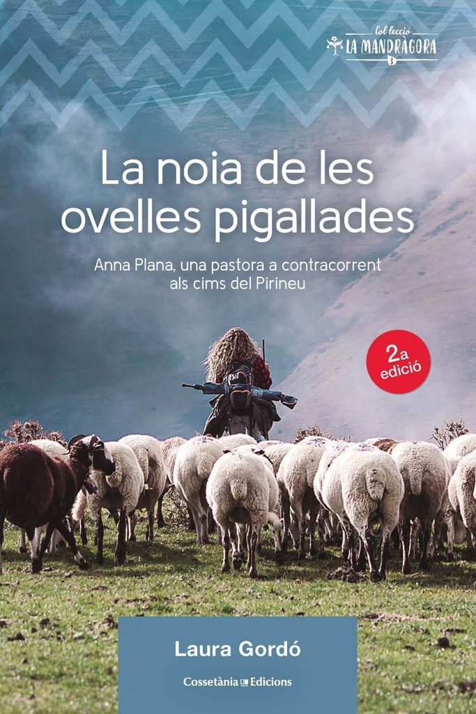 La noia de les ovelles pigallades