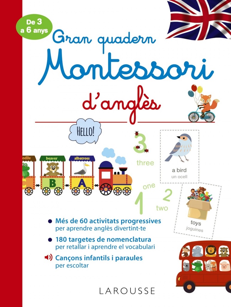 Gran quadern Montessori d´anglès