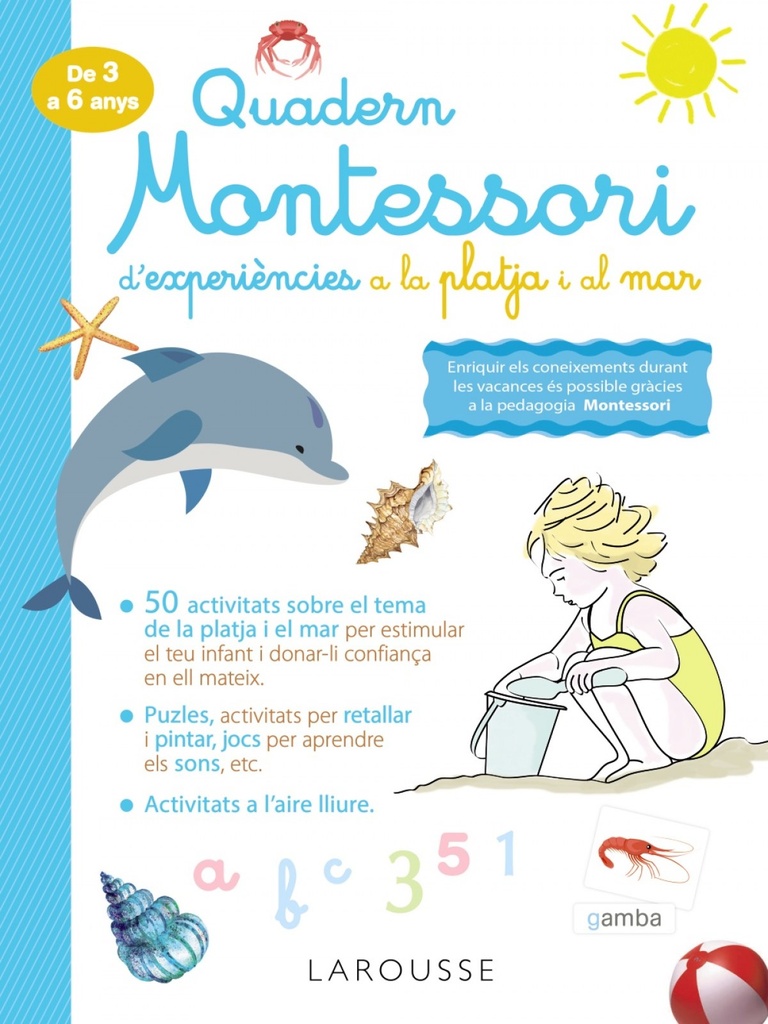 Quadern Montessori d´experiències a la platja i al mar