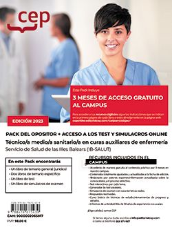 PACK OPOSITOR TECNICO;A MEDIO;A SANITARIO;A CURAS ILLES BAL