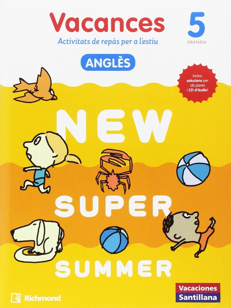 new super summer 5 catalan book+cd