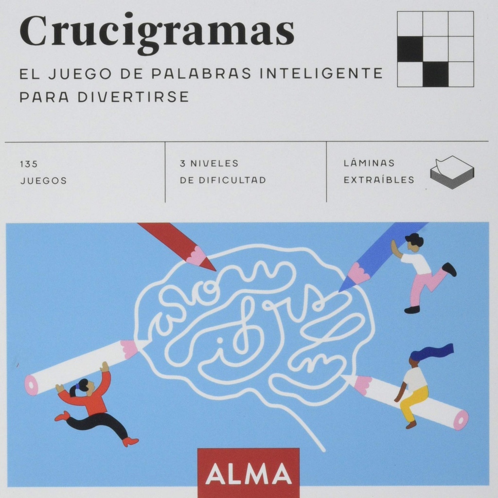 Crucigramas. El juego de palabras inteligente para divertirse