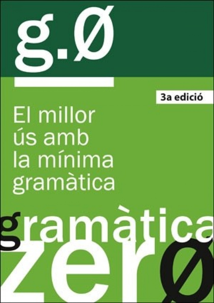 Gramàtica zero, 3a ed.