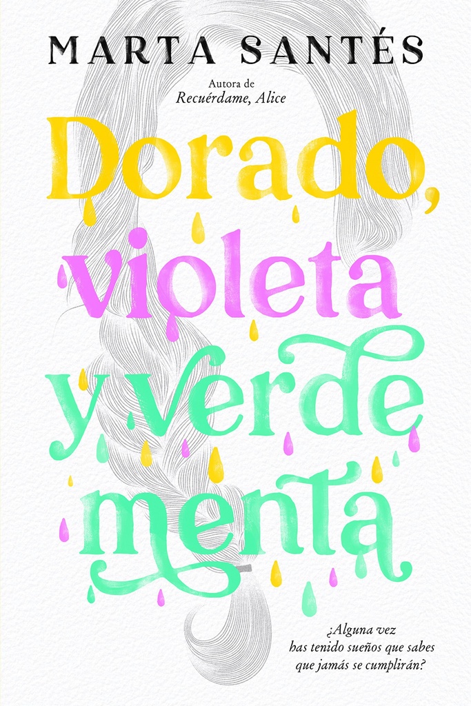 Dorado, violeta y verde menta