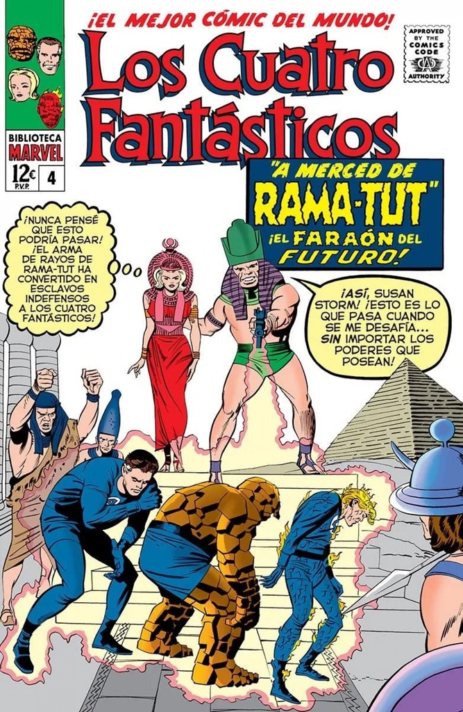 BIBLIOTECA MARVEL. LOS CUATRO FANTASTICOS, 4