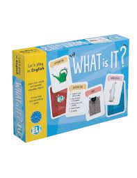 WHAT IS IT? (LETS PLAY IN ENGLISH) CAJA JUEGO