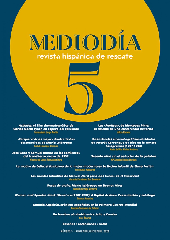 Mediodía. Revista hispánica de rescate. 5