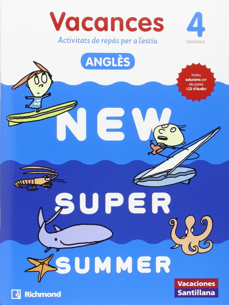 new super summer 4 catalan book+cd