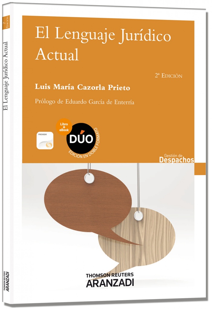 El lenguaje jurídico actual (Papel + e-book)