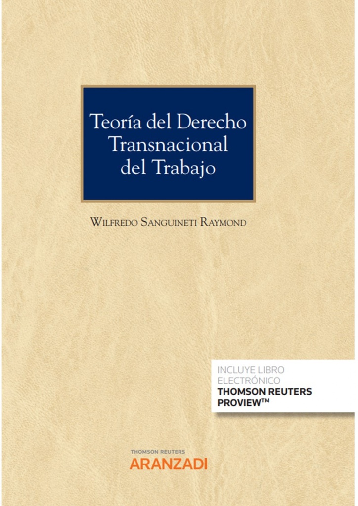 Teoría del Derecho Transnacional del Trabajo (Papel + e-book)