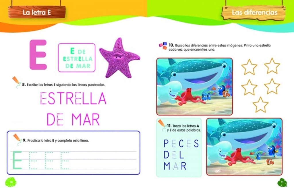 Cuaderno de vacaciones Animales Disney. 3-4 años (Aprendo con Disney)