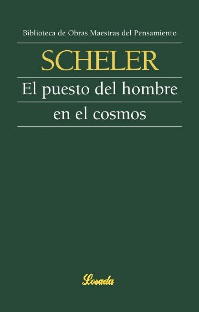 El puesto del hombre en el cosmos