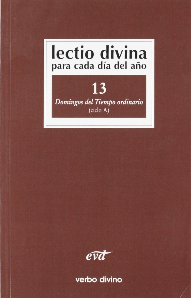 13.Lectio Divina cada dia año Domingos Tiempo Ordinario