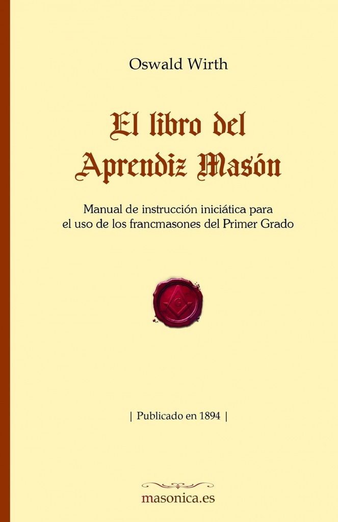 El libro del Aprendiz Masón