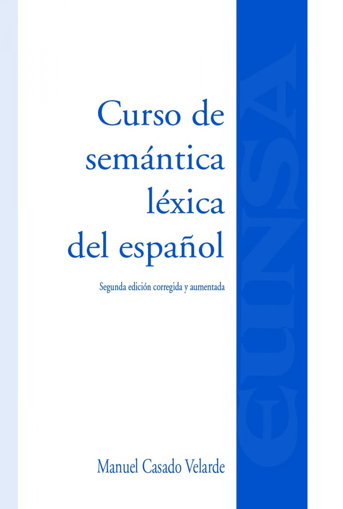 Curso de semántica léxica del español