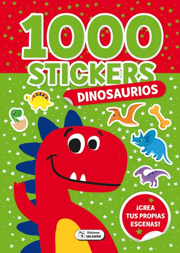 1000 STICKERS DINOSAURIOS