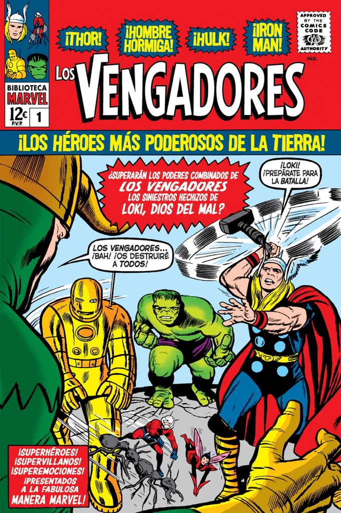 BIBLIOTECA MARVEL 12 LOS VENGADORES 01