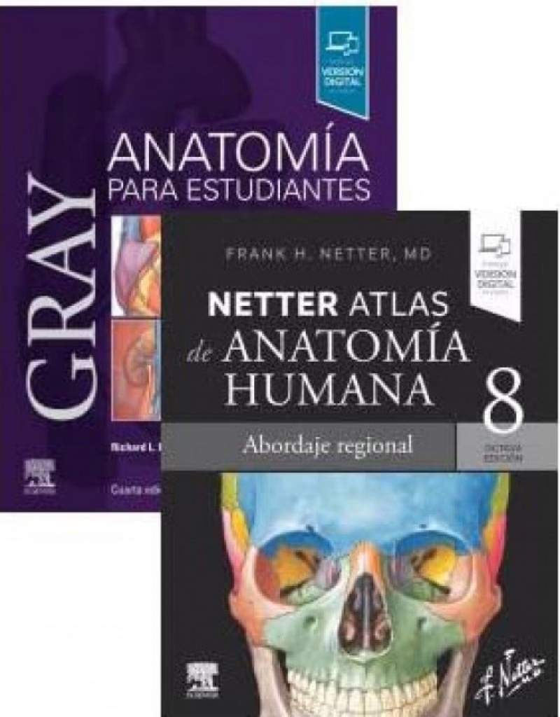 PACK ANATOMIA PARA ESTUDIANTES 4ª ED ATLAS ANATOMIA HUMANA