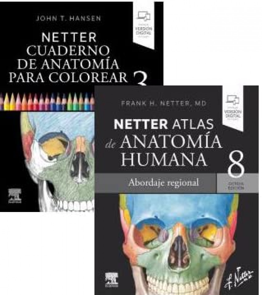 PACK CUADERNO ANATOMIA COLOREAR 3ª ED ATLAS ANATOMIA HUMANA