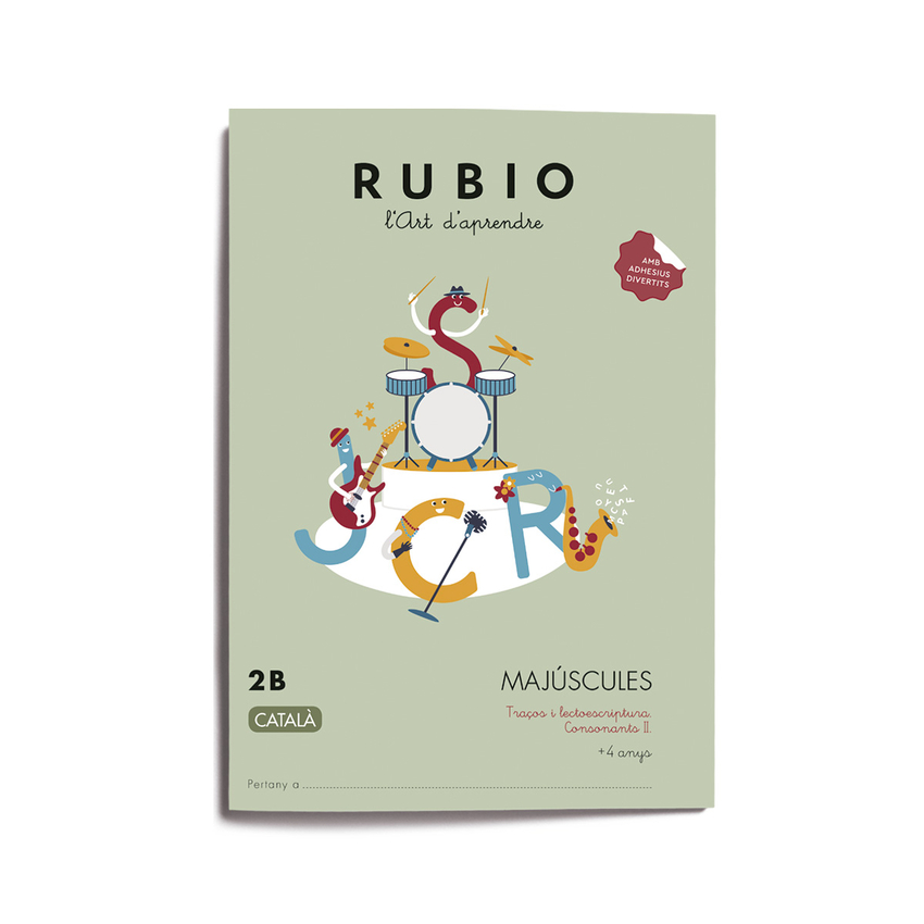 Majúscules RUBIO 2B (català)