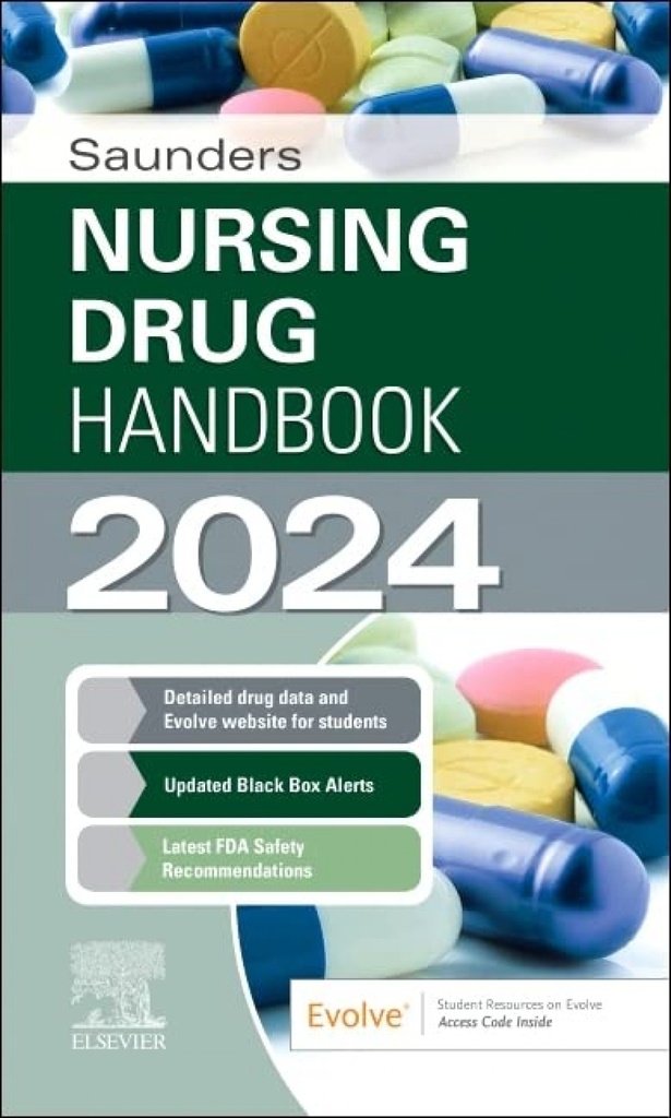 Saunders nursing drug handbook 2024