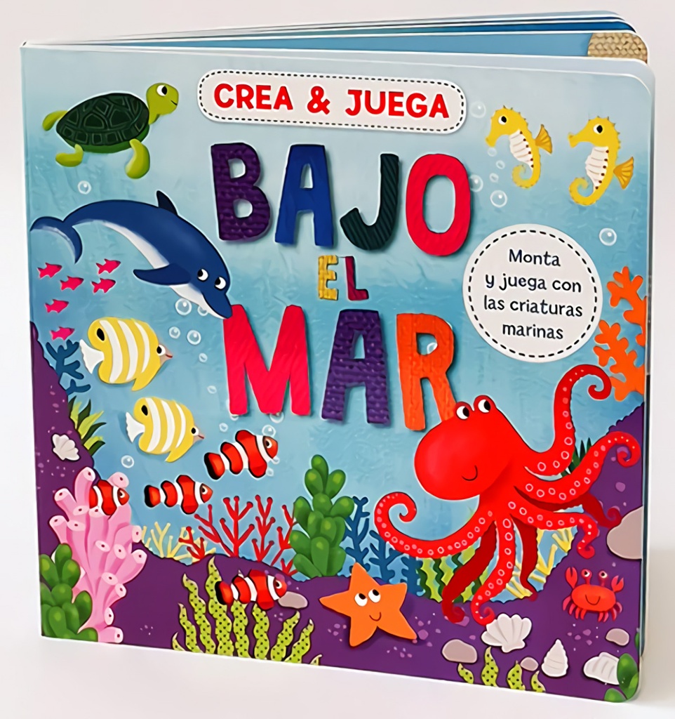 BAJO EL MAR. MONTA Y JUEGA CON LAS CRIATURAS MARINAS