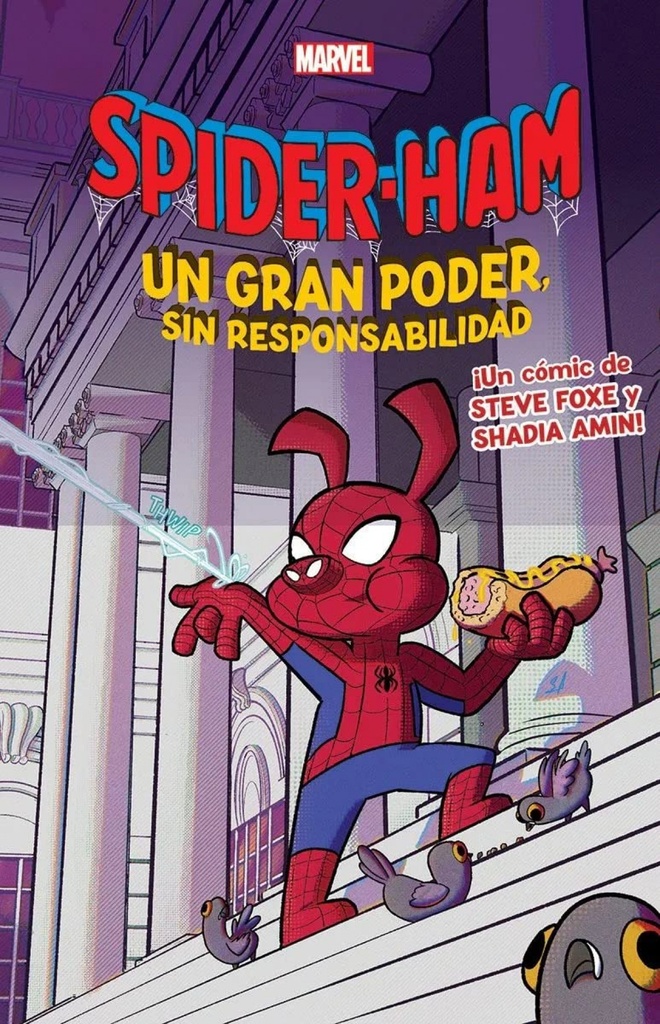 Marvel scholastic spider-ham. recochineo el hollywood