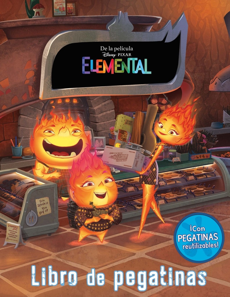 Elemental. Libro de pegatinas