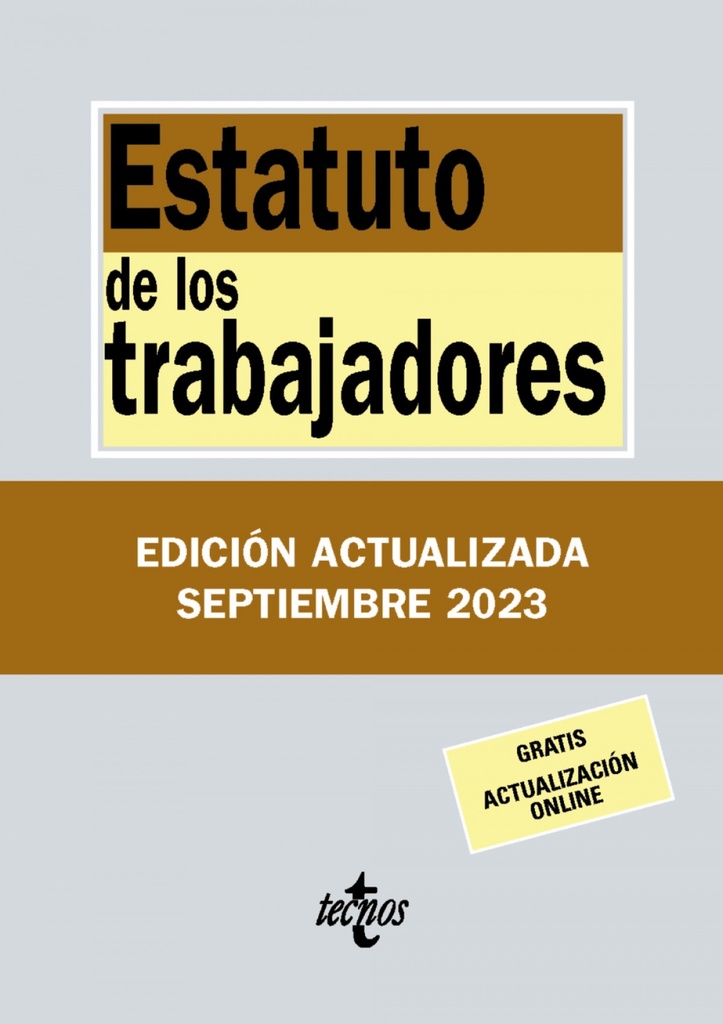 ESTATUTO DE LOS TRABAJADORES 39ª EDICION