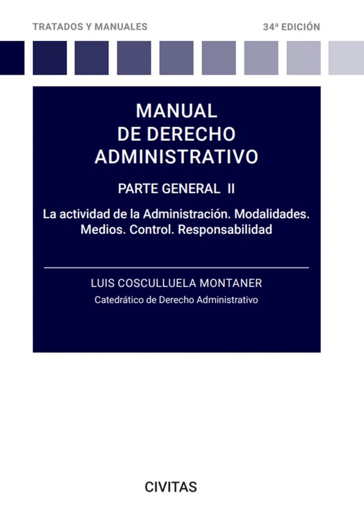 Manual de derecho administrivo. Parte especial