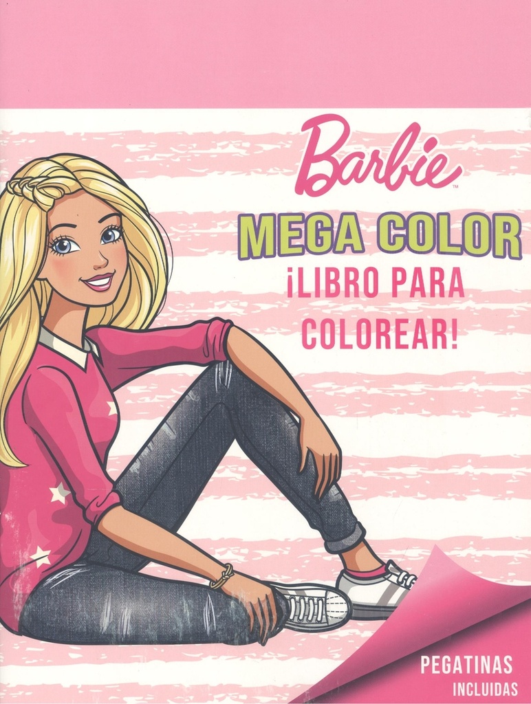 Barbie. Libro para colorear + pegatinas