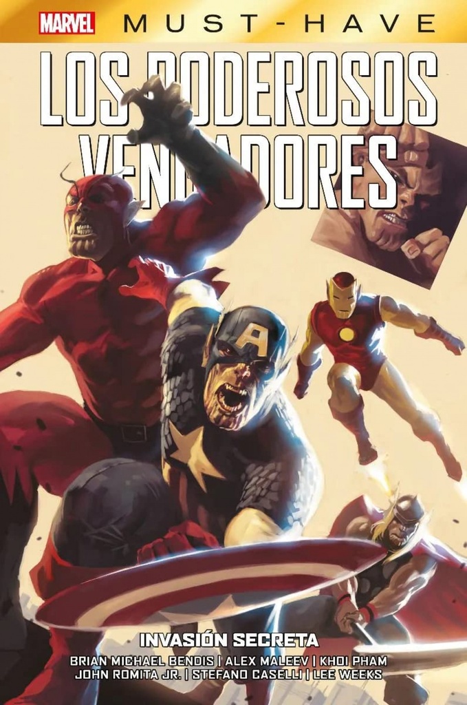 Marvel must have poderosos vengadores 3. invasión secreta