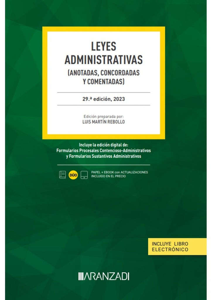 LEYES ADMINISTRATIVAS 29 EDICION