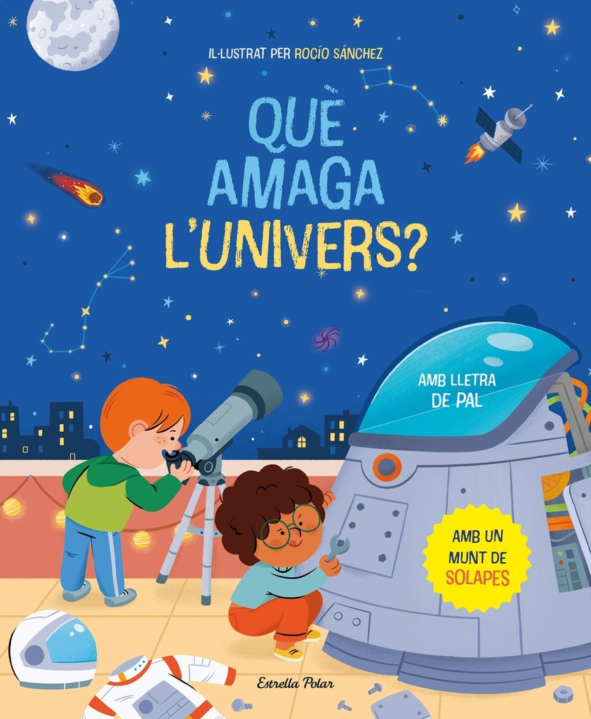 Què amaga l´univers? Llibre amb solapes