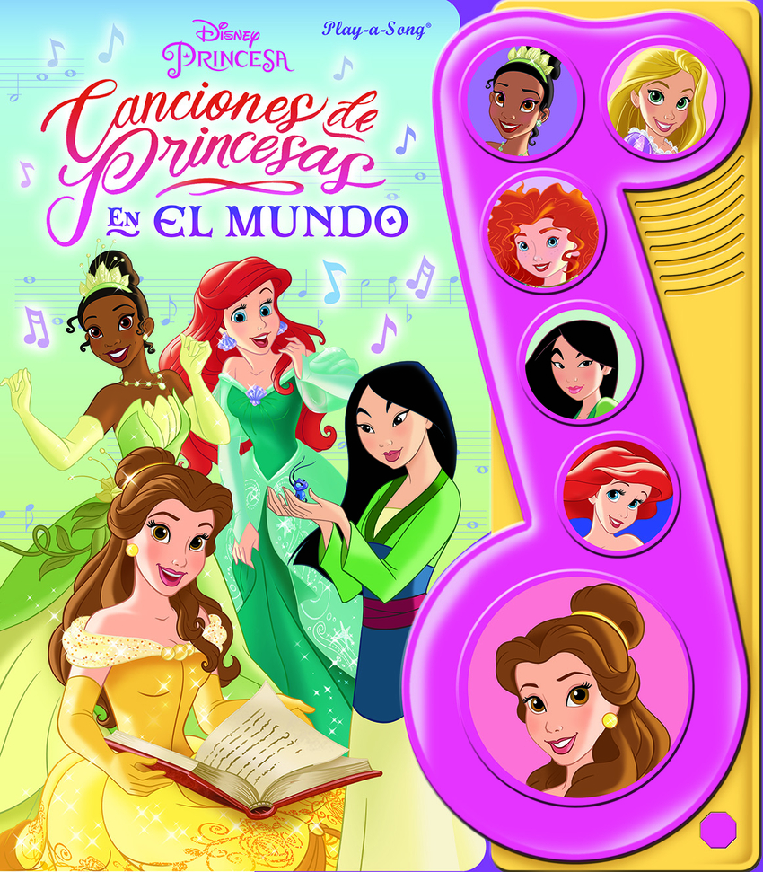 CANCIONES DE PRINCESAS EN EL MUNDO. PRINCESAS DISNEY. LMN 6B