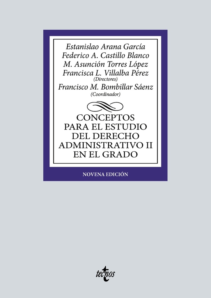 Conceptos para el estudio del Derecho administrativo II en el grado