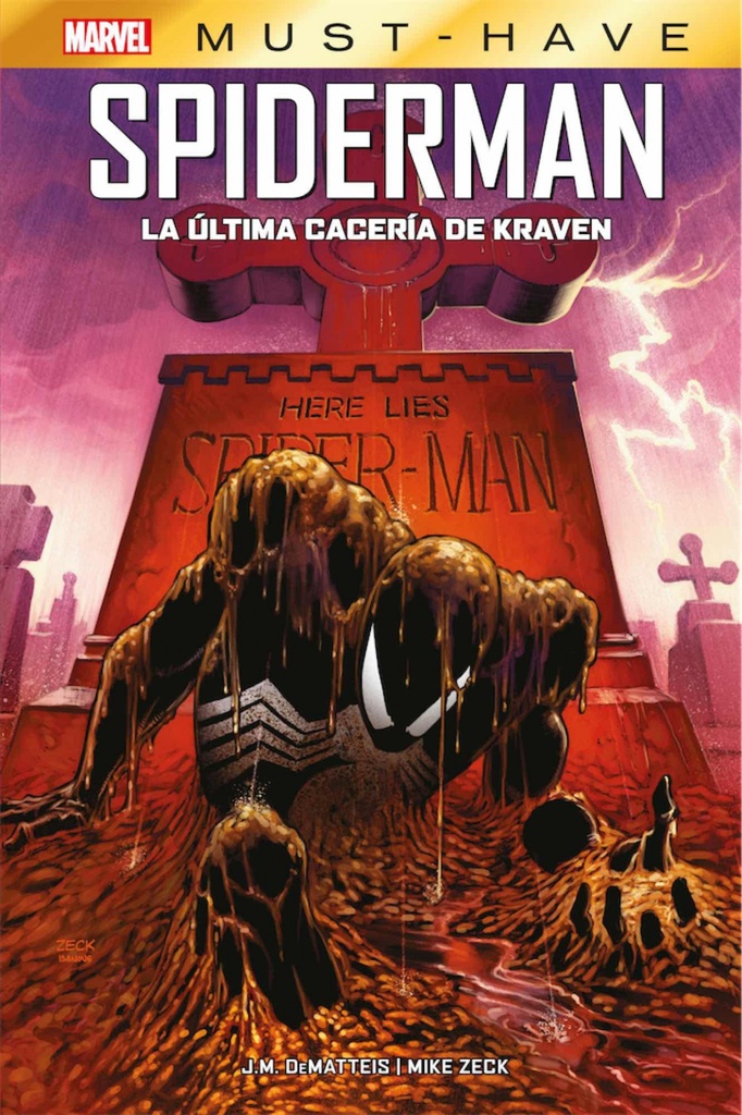 Reedición marvel must have spiderman. la última cacería de kraven