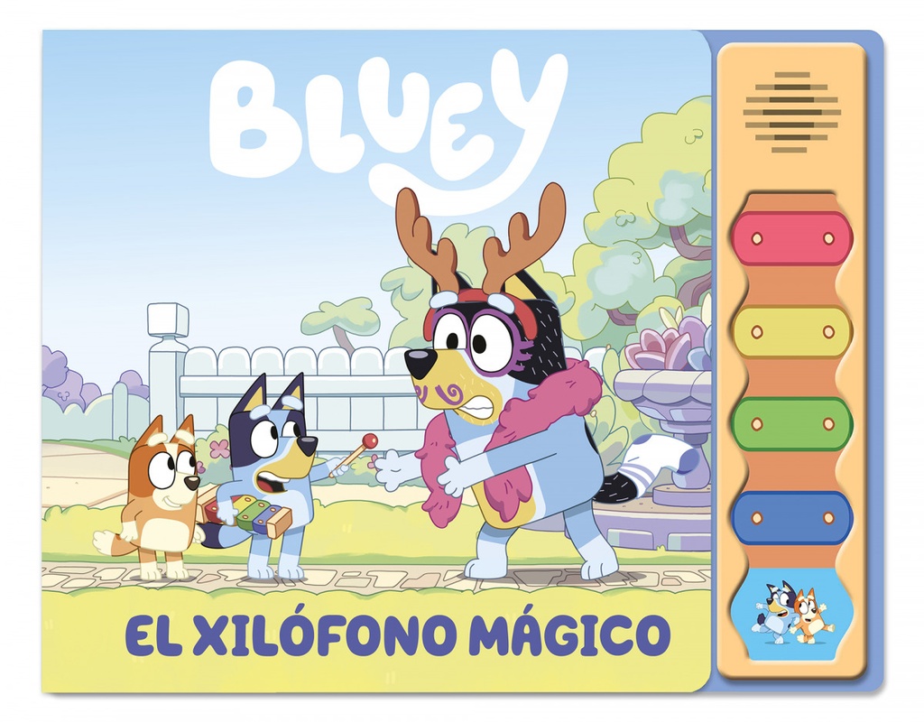 Bluey. Libro con sonidos - El Xilófono Mágico