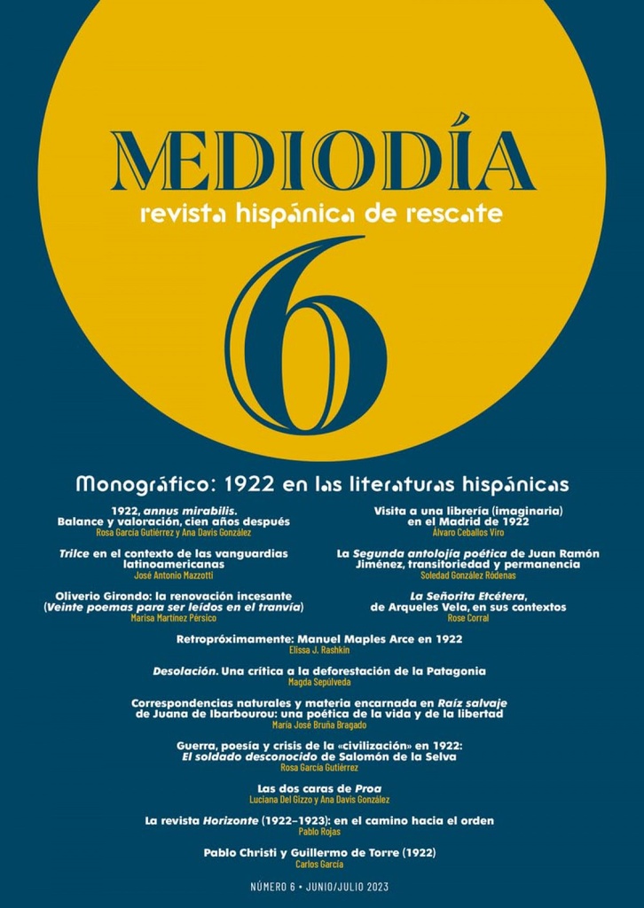 Mediodía. Revista hispánica de rescate. 6